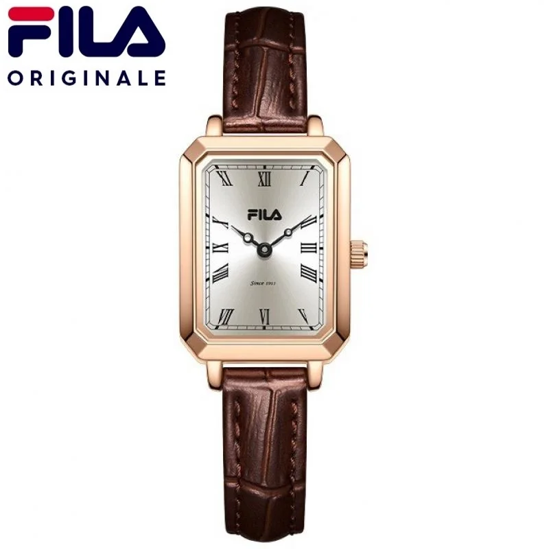 Italia Biella Fila For Women Watch Elegant Retro Classic Rectangle Dial Quartz Wristwatch Lady Girl Female New Dress Gift Clock