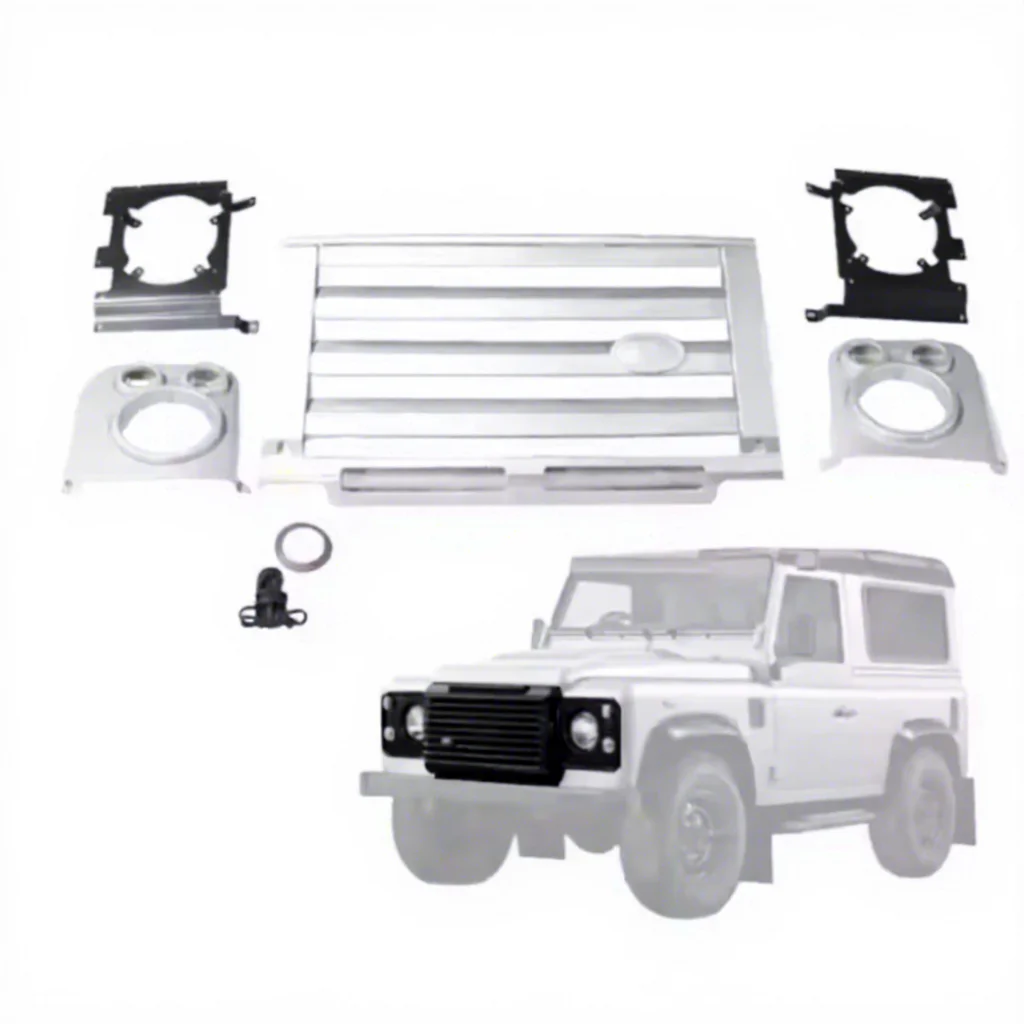 For Total Black CAR FRONT GRILLE (SVX) for Land Rover DEFEDNER 90/110 Plastic Material New Condition