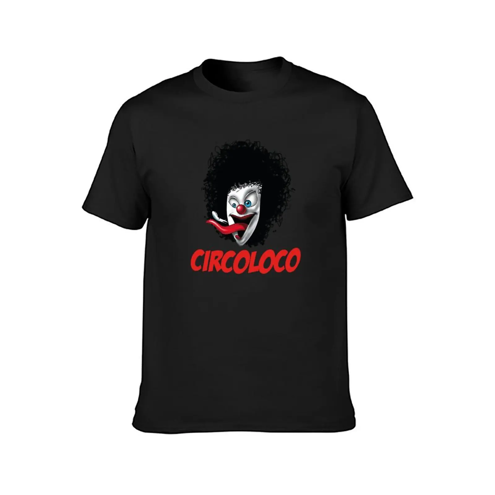 Circoloco Clown Ibiza Party T-Shirt plus size tops Aesthetic clothing for a boy plain black t shirts men