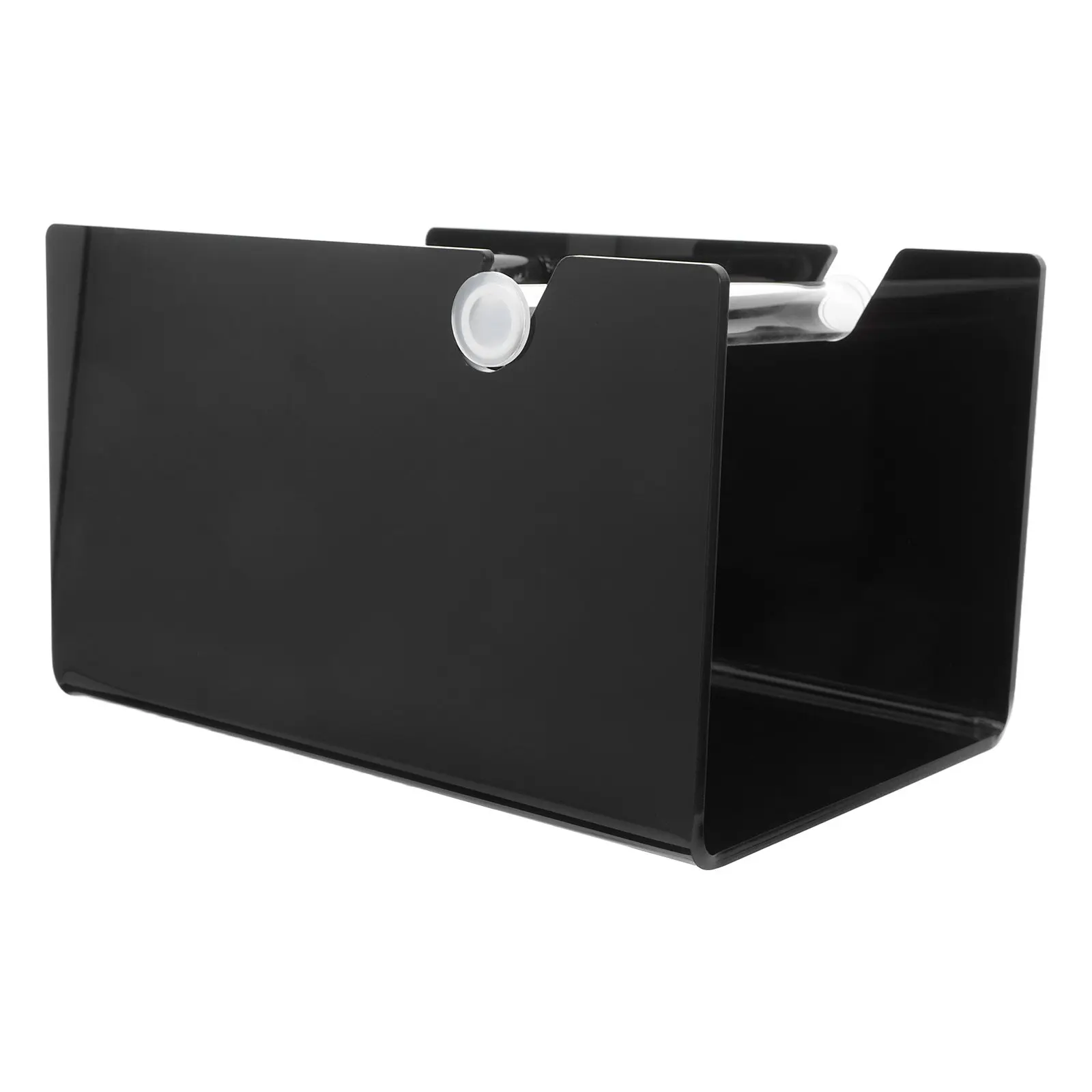 

3 Disks Sticker Roll Holder Stand Adjustable Acrylic Label Dispenser Organizer for Office Shipping Barcode Address Label