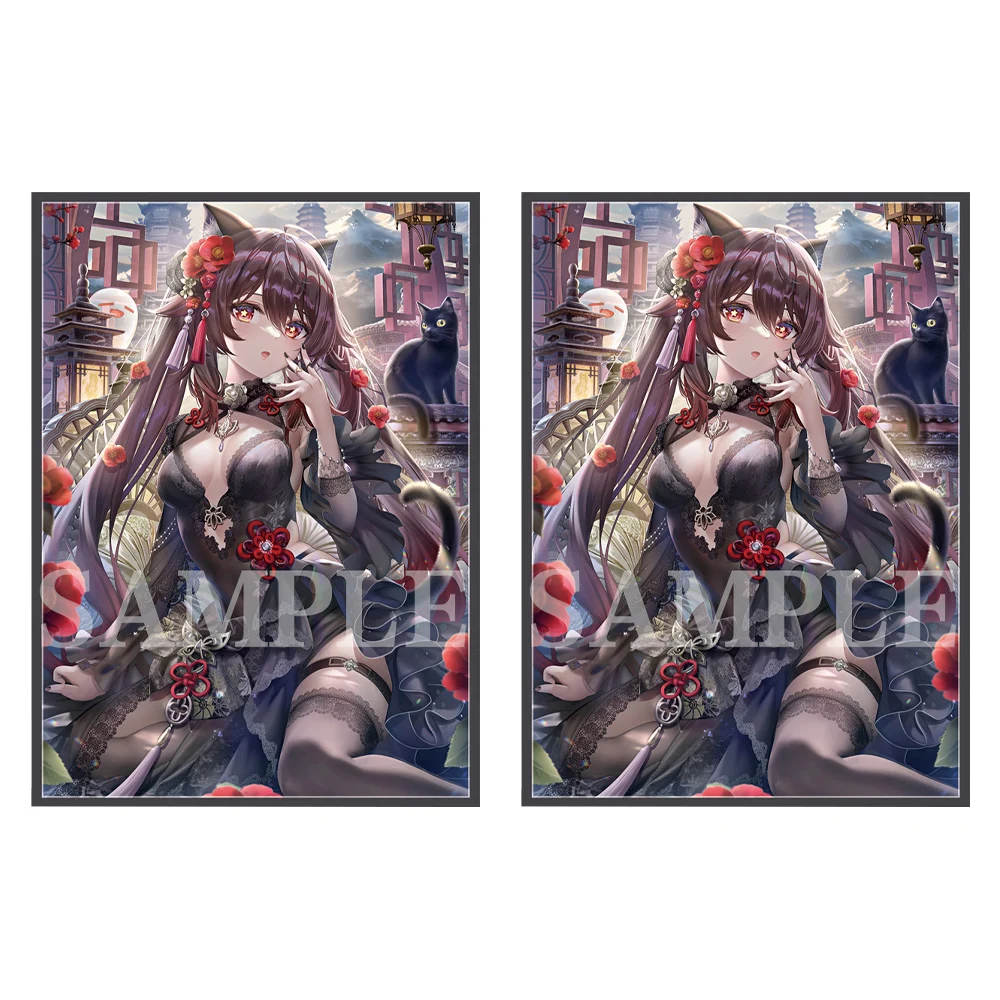 60PCS 67x92mm Limited amount Art Anime Card Sleeves Board Game Trading Card Protector for MTG/PKM/PTCG Game Cards