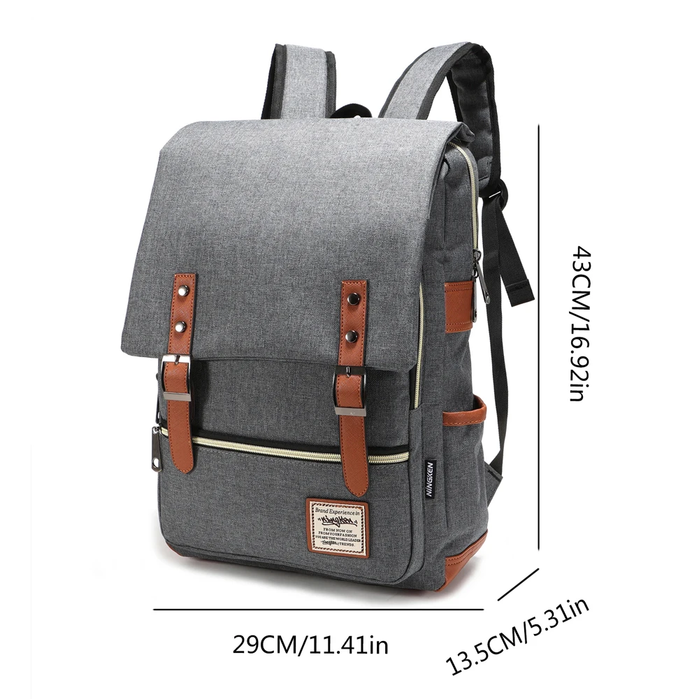 Slim Laptop Backpack for Women, Fashion Travel Rucksack College School Bookbag