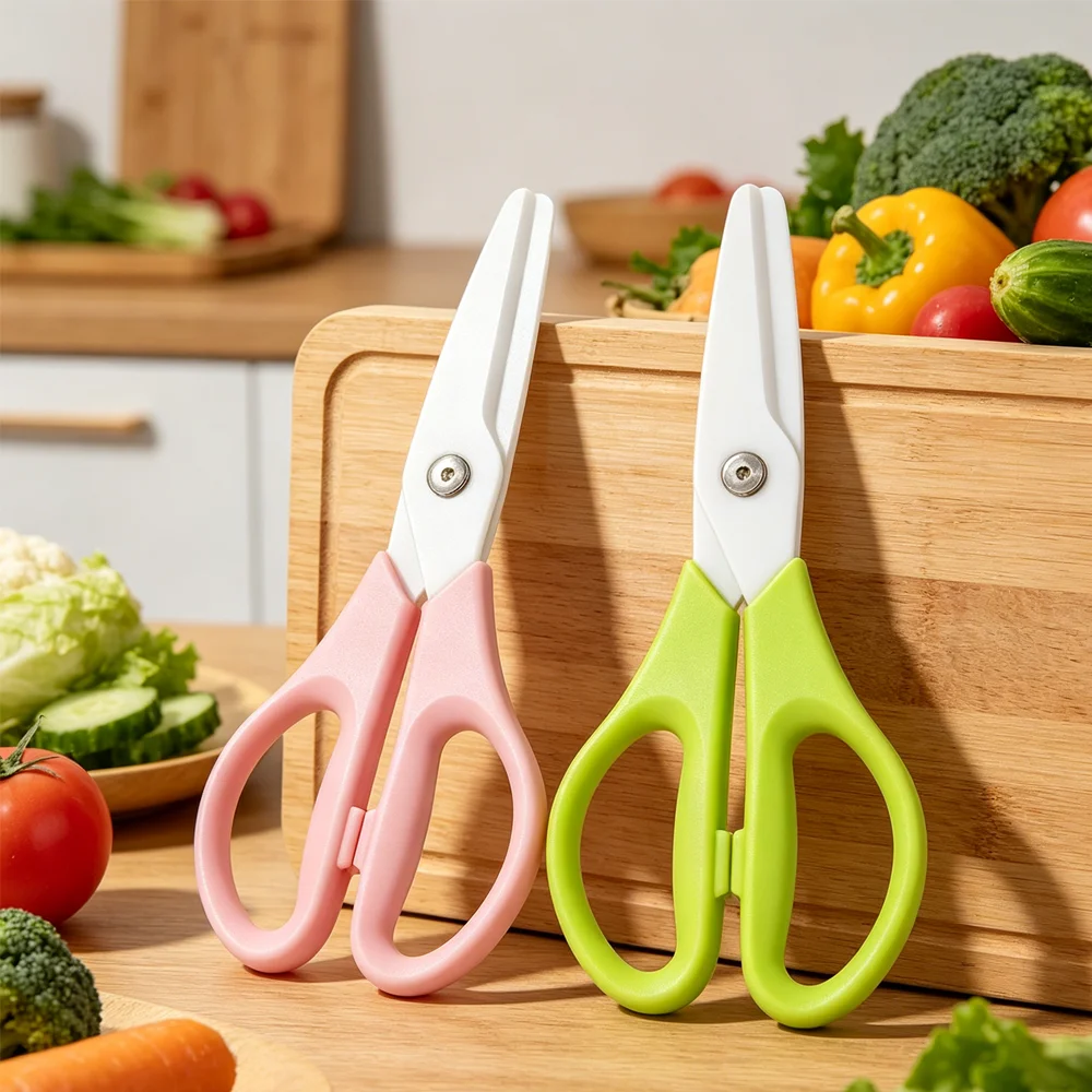 Baby Food Scissors - 8Inch Zirconia Ceramic Blade Baby Food