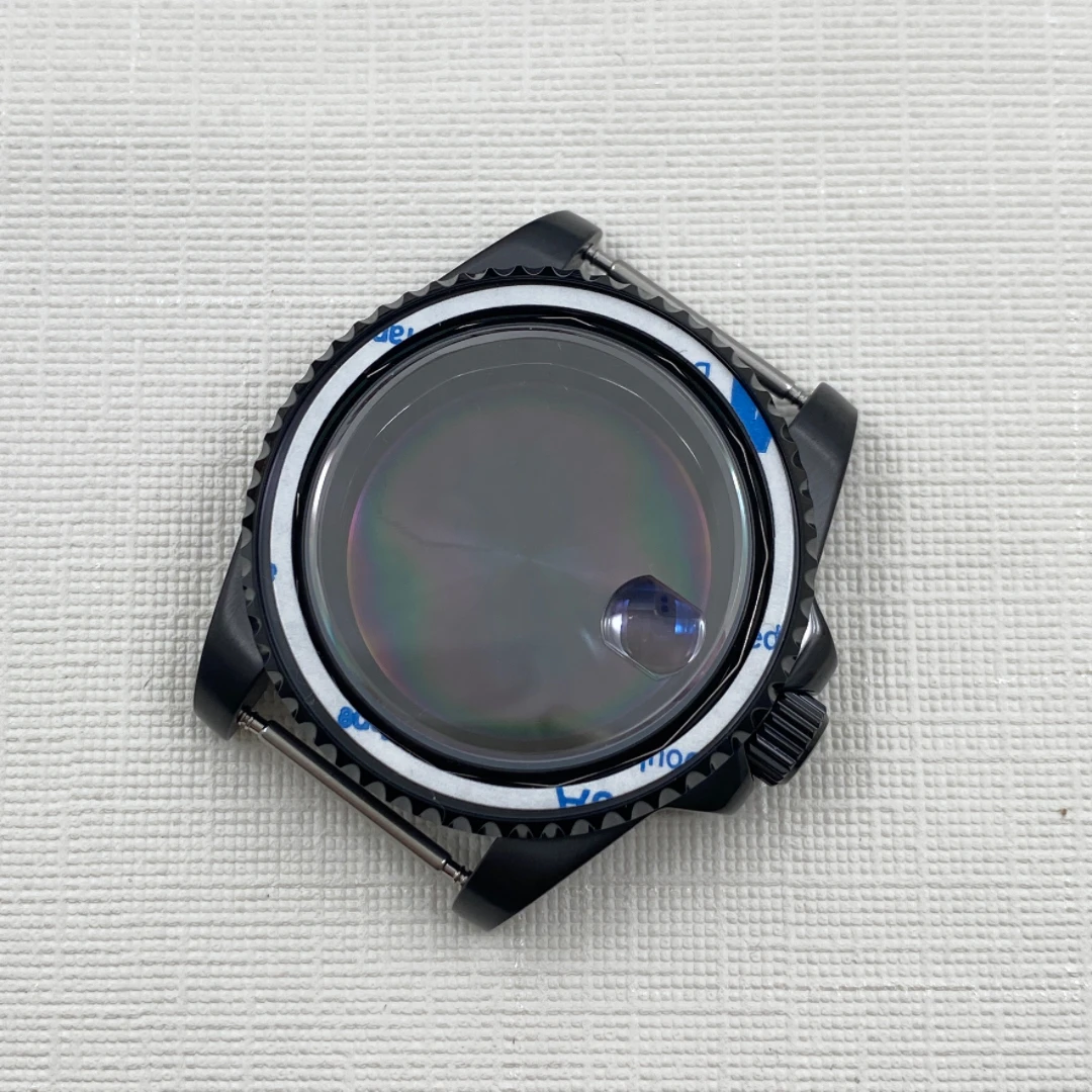 Watch Accessories 316L stainless steel Black case 40mm nh35 case Luxury Men's Watch Sapphire glass fit nh35 nh34 nh movement