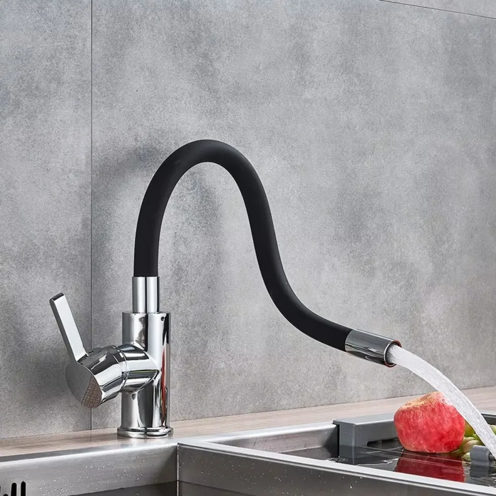

Universal Rotational Kitchen Faucet Stainless Steel Mounted Single Cold Tap Splash Proof Kitchen Sink Tap Balcony Wash Basin
