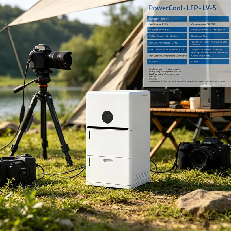 Home Wall Mount 51.2V 200Ah LiFePO4 Battery 5kWh Solar Lithium Storage for Off Grid Use Custom