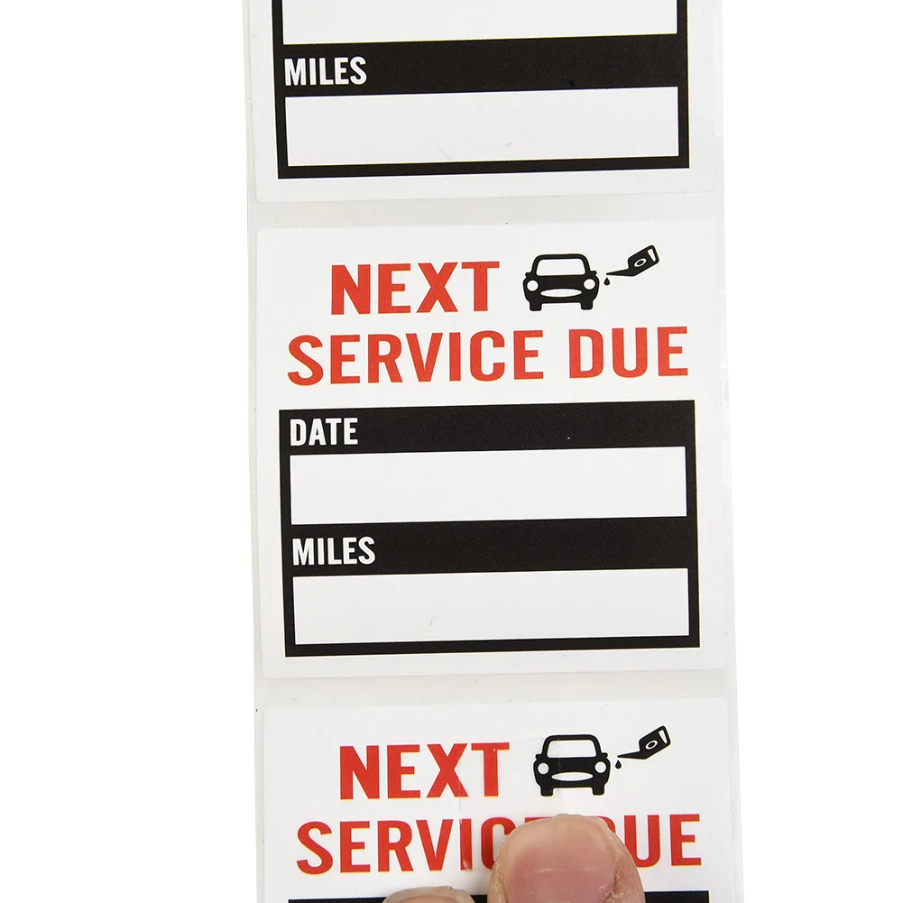 1 Roll Reminder Stickers 1 Roll 150pcs 2*2inch Car Supplies Oil Change Service Reminder Stickers Truck Brand New