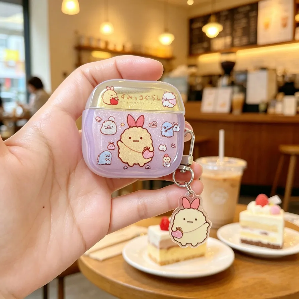 Chicken Pattern Earphone Cover For AirPods Pro 3 Pro 2 2nd Case TPU Silicone Headphone Cases For AirPods 4 3 Funda With Keychain - view 6