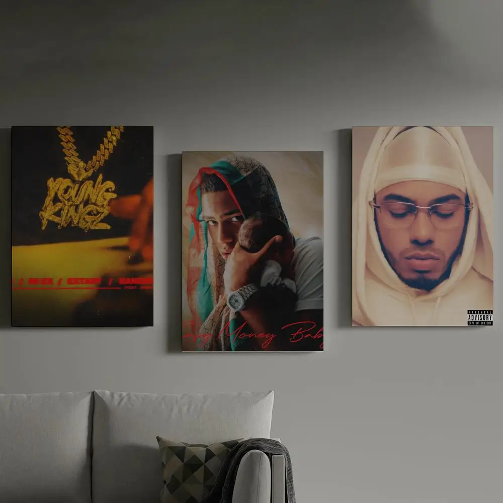 

Myke Towers Easy Money Baby Poster Prints Canvas Painting Wall Art Picture Living Room Home Decor Tracklist Music Album Cover