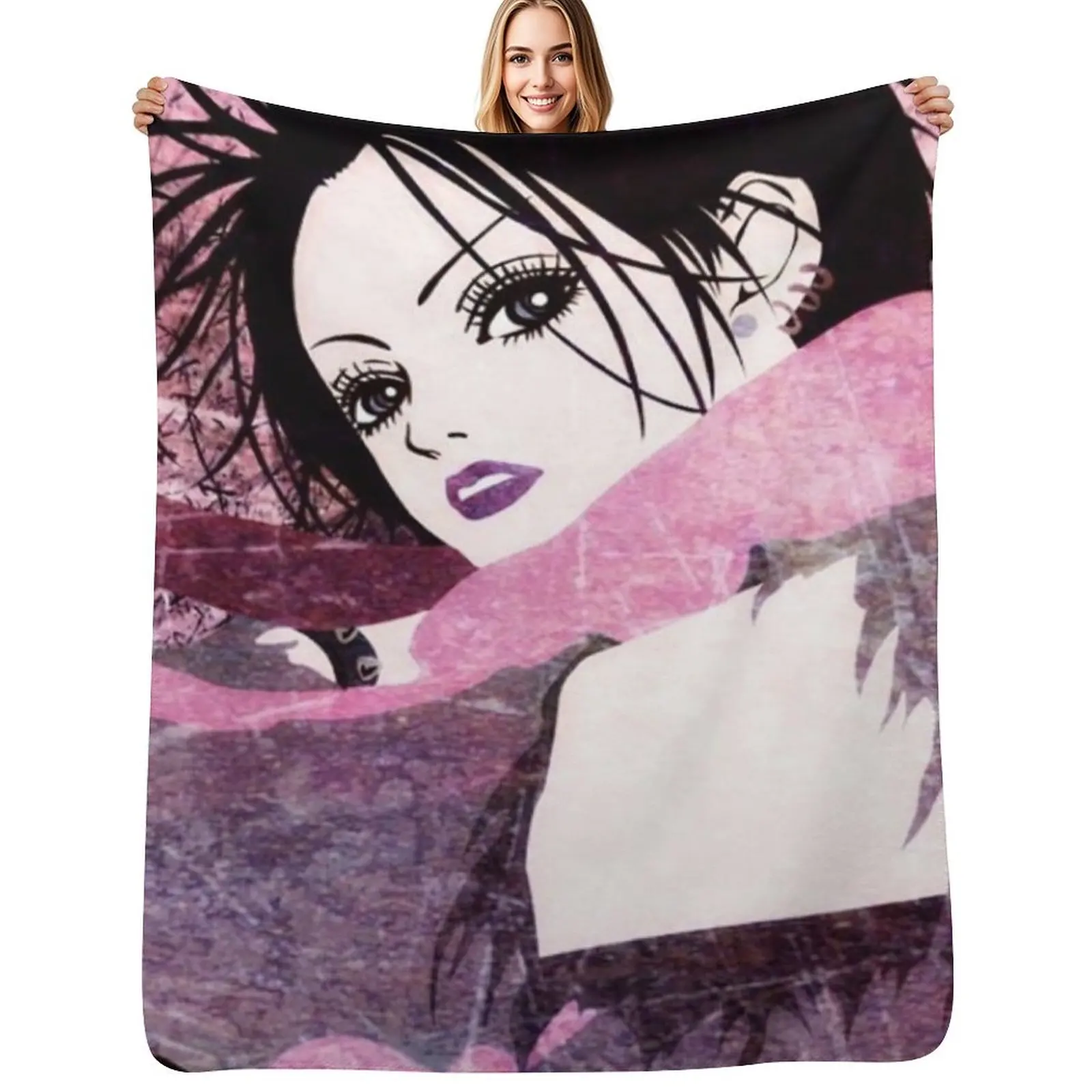 

NANA anime Throw Blanket for sofa Decoratives manga Loose Blankets