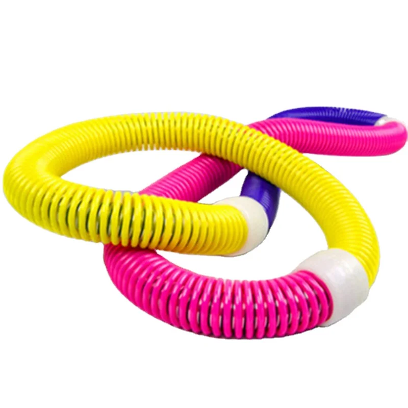 Easy Carry Spring Hula Fitness Hoop per vita sottile allenamento per adulti perdita di peso Sport Hoop