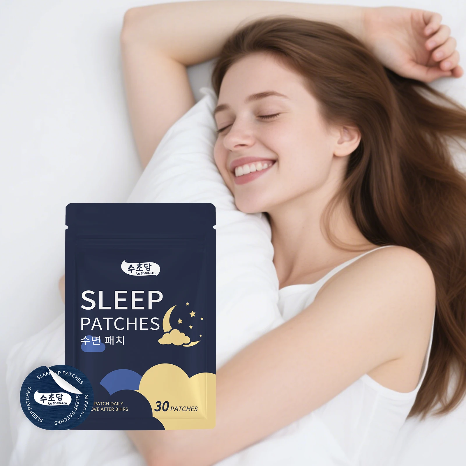 

Plant-Based Sleep PatchNighttime Relaxation Essential for Daily Home UseLightweight, Portable, Safe & Gentle Care Patch