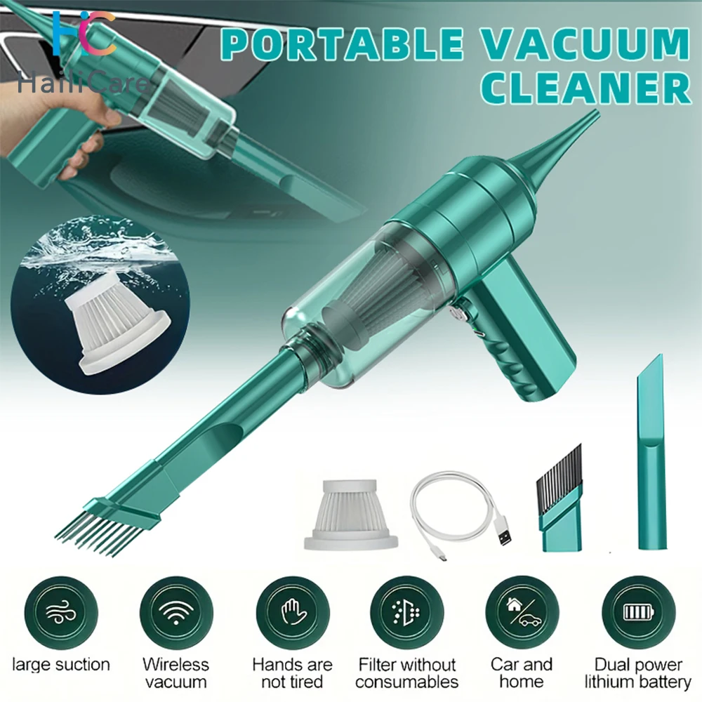 Portable Small Vacuum Cleaner For Multi Purpose Vehicles Small Household Pump Handheld Car Vacuum Cleaner