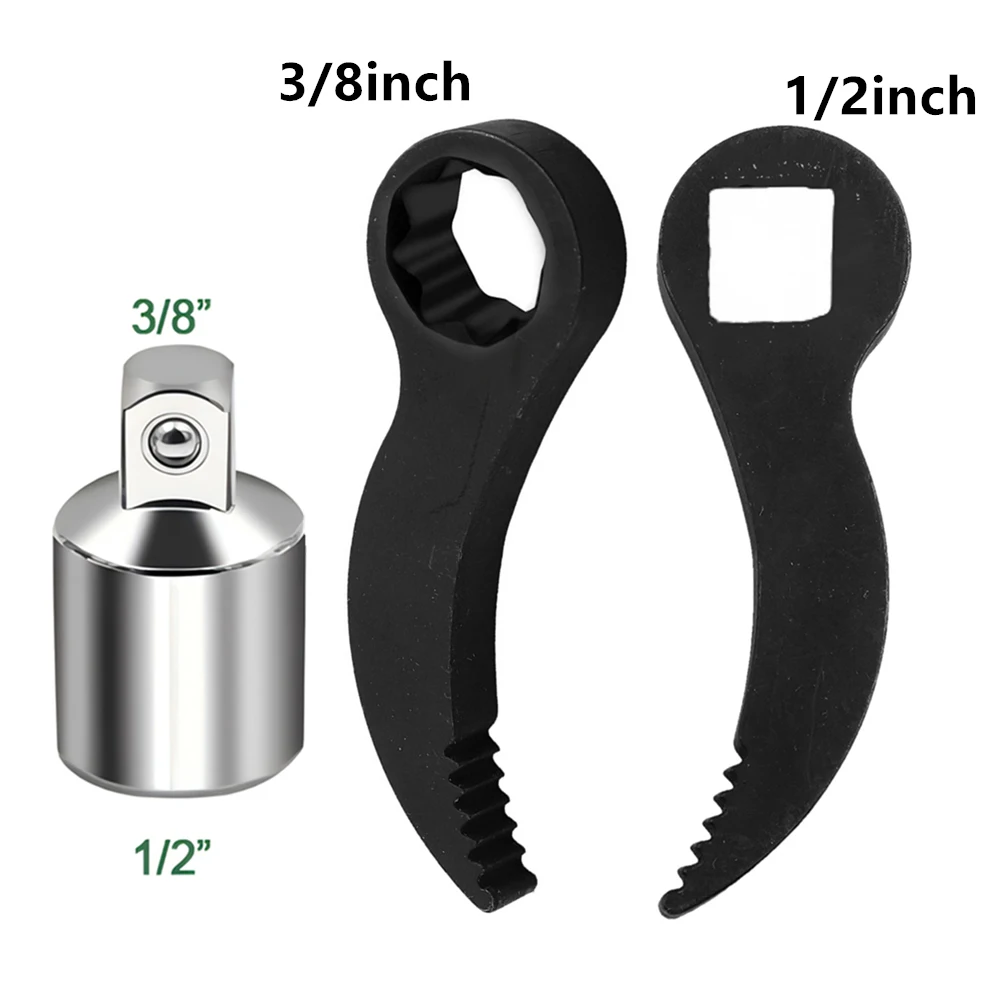 

Reliable Performance 3 Pcs Drive Pry Wrench Adaptor Head Made from For Durable Chrome Vanadium Steel for Auto Repairs