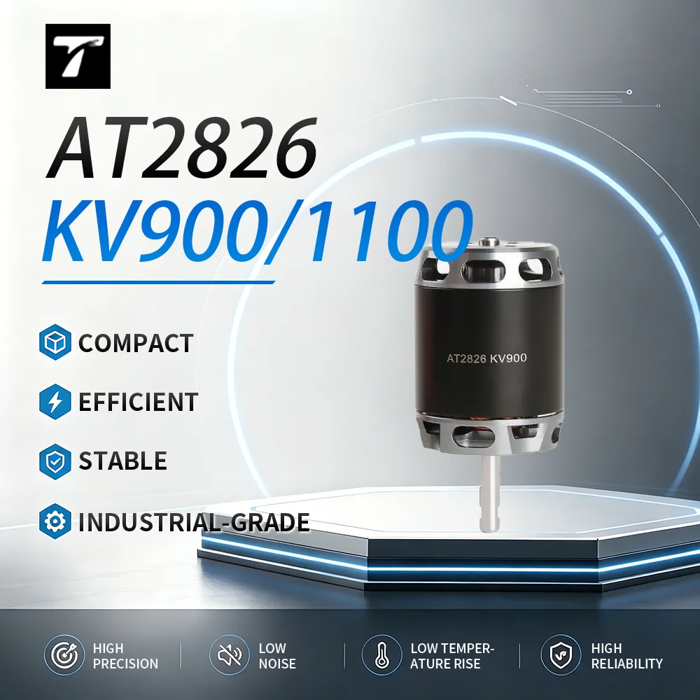 AT2826 KV900 KV1100 3-4S T-MOTORF3A Fixed Wing Long Shaft Brushless Motor