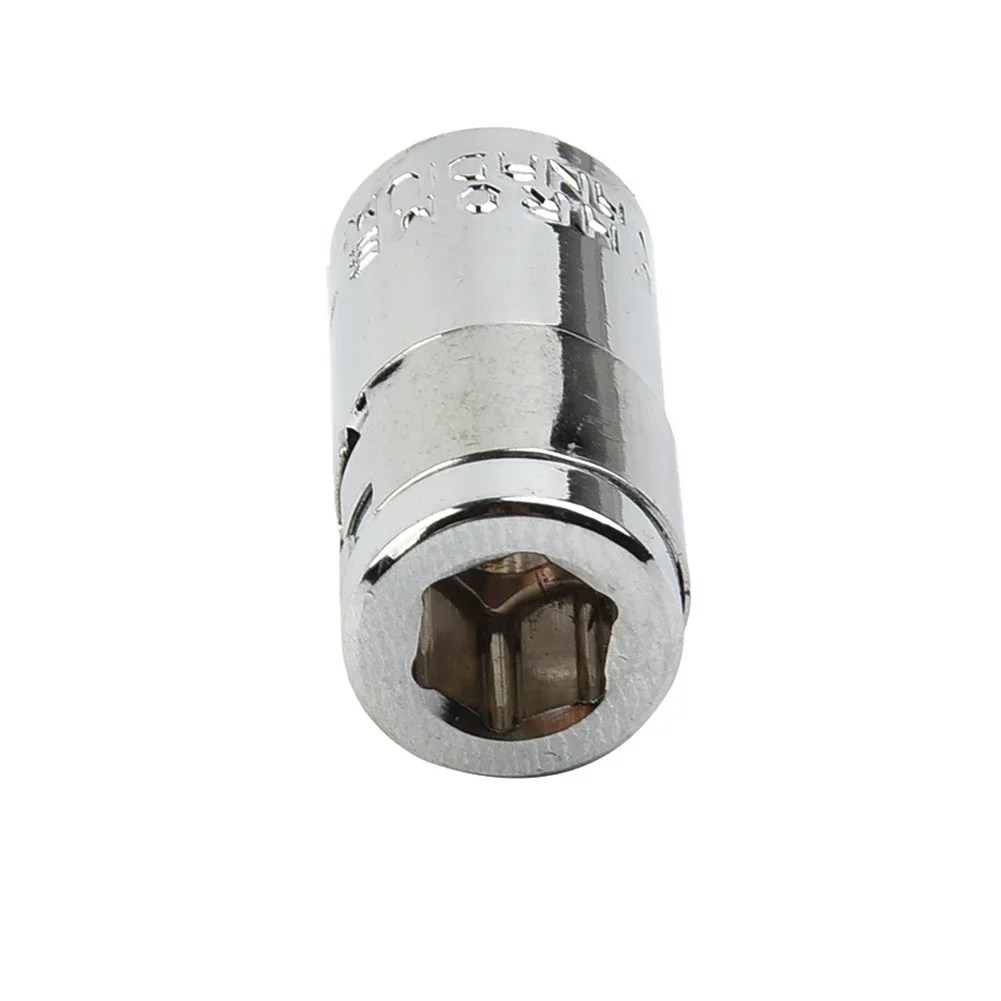 Top-quality Tool Drill Socket Adapter 2pcs 1/4 Square Drive Chrome Vanadium Steel For Impact Driver Quick Change