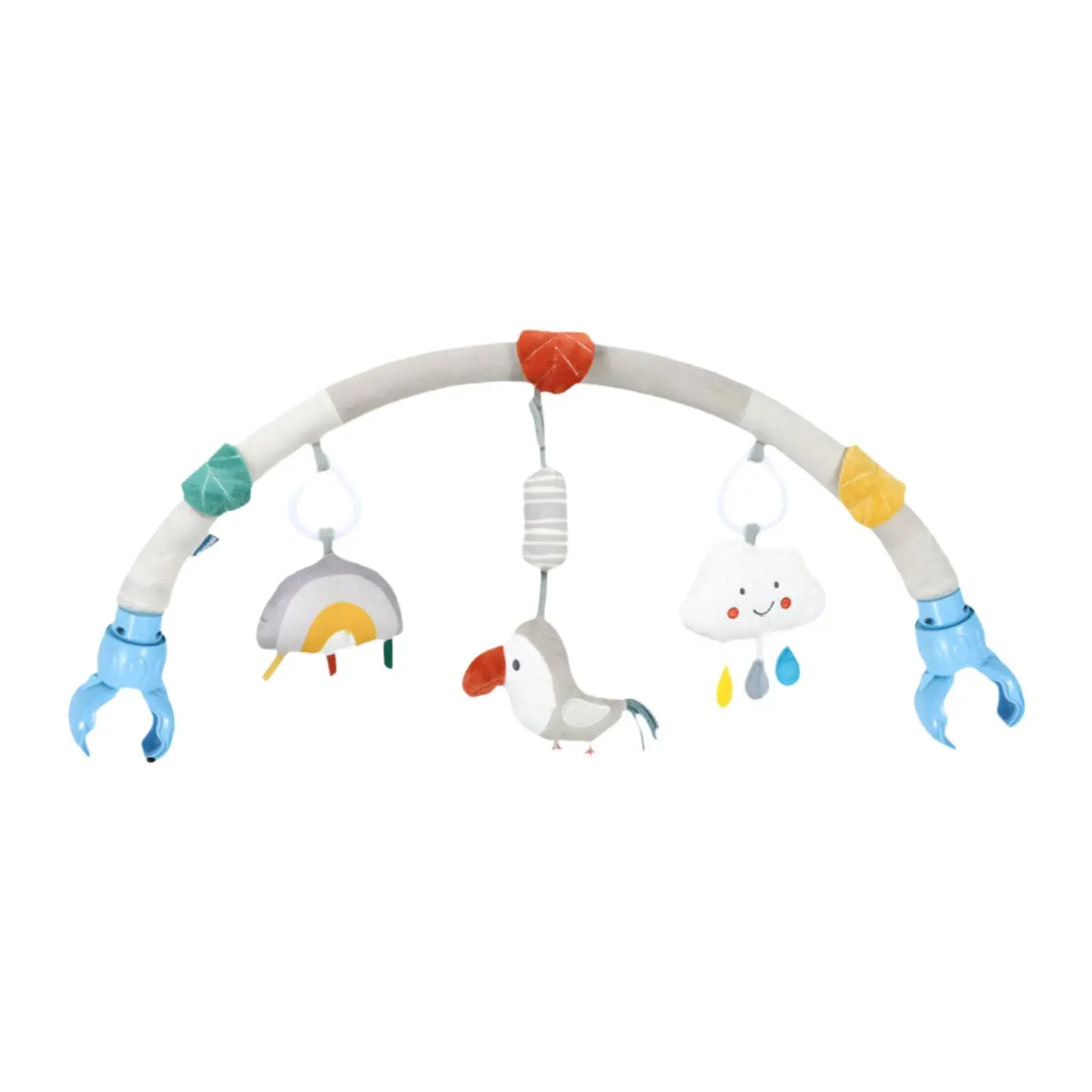 Baby Kinderwagen Bogen Spielzeug Aktivität Spielzeug Sitz Spielzeug für Kinderwagen Babys 0-12 Monate Elefant