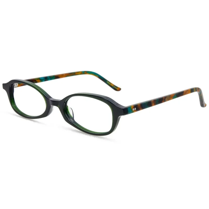 

Belight Optical Vintage Mini Irregular Shape Thick Handmade Acetate Retro Vintage Eyeglasses Prescription Lens 9651