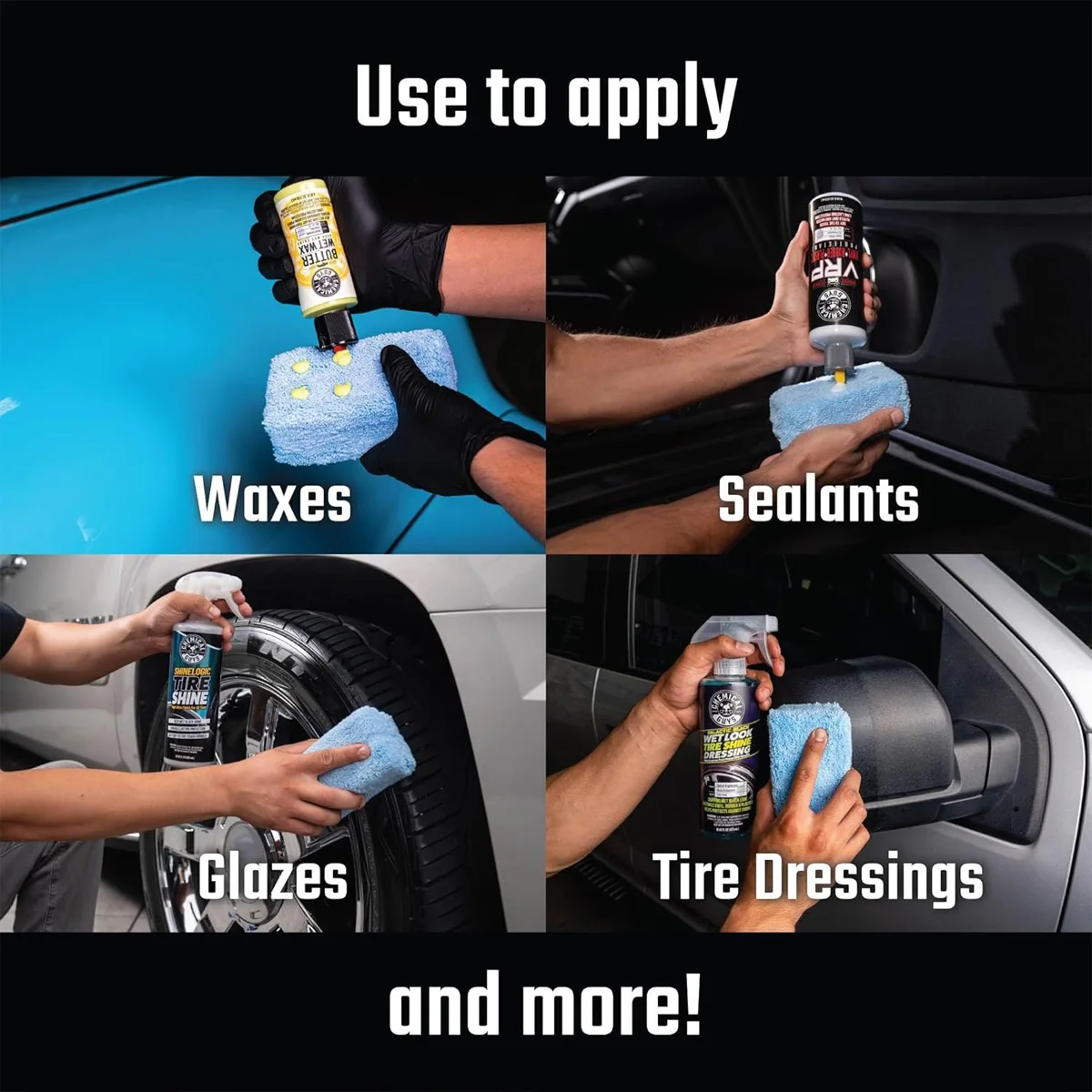 Yitong 1/2/5PCS Car Wash Sponge Blocks Multi Purpose Ultra Fine Fiber Square Car Wash Cleaning Waxing Polishing Sponge Blocks