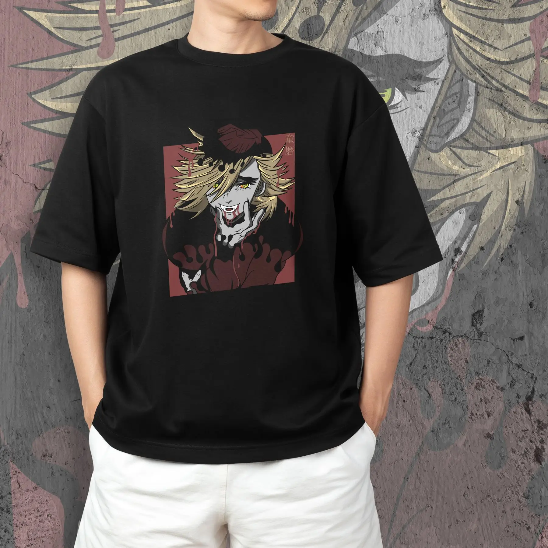 T-shirt with Demon Slashing Blade print - Douma