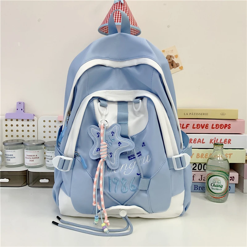 Zaini portatili in nylon di grande capacità per il tempo libero Sport Zaini portatili con tasca interna con cerniera alla moda per unisex 2025 Vendita calda