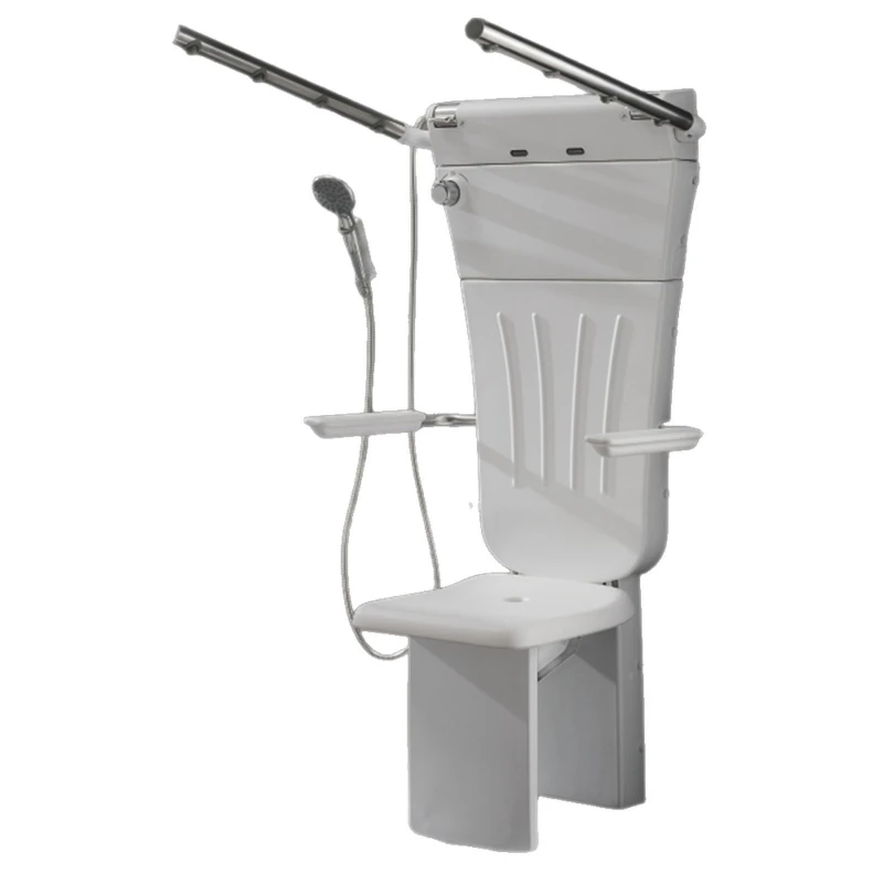 Bathroom safety armrest, sitting shower, thermostatic bath chair folding wall hanging