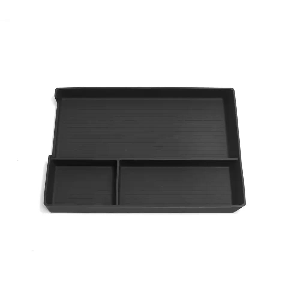 

for Mazda CX-80 CX80 Right Rudder Armrest Storage Box Silicone Tray Organizers Car Interior Accessories