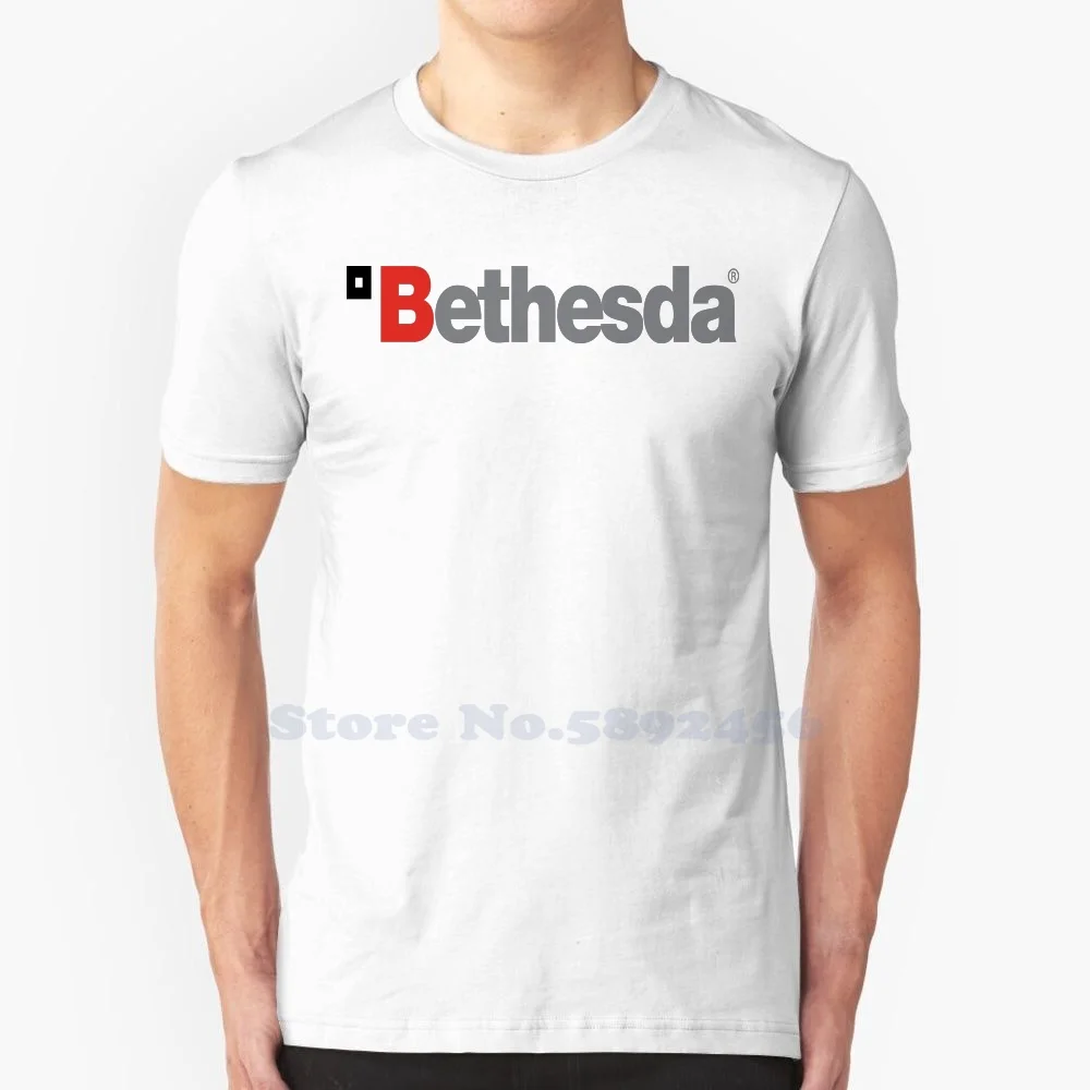 Bethesda Softworks Brand Logo Streetwear T Shirt Top Quality Graphic Tees