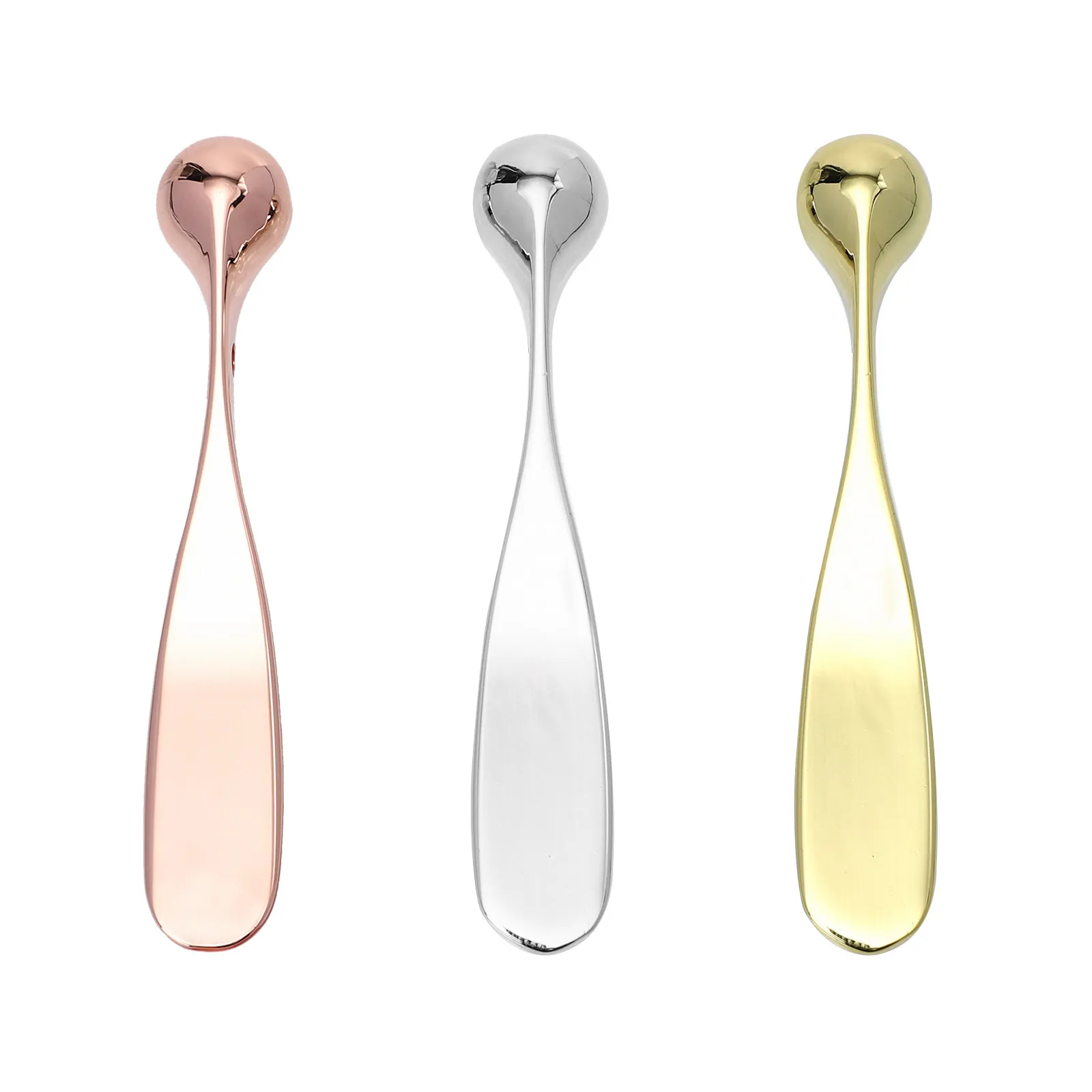 3Pcs Eye Cream Stick Massager Tool for All Skin Types Easy Use Facial Massage Beauty Spatula Makeup Cream Applicator Freezer