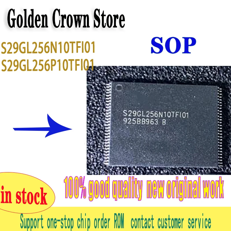 S29GL256P10TFI010 5pcs/lot S29GL256P10TFI01 S29GL256N10TFI01 S29GL256P S29GL256N S29GL256 TSOP-56 In Stock