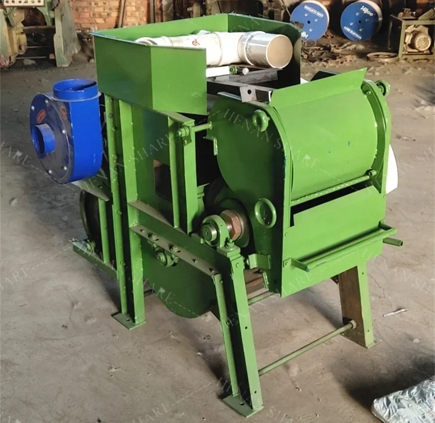 Raw Cotton Cleaning Machine Cotton Ginning and Pressing Machines Ginned Cotton Seeds Cleaning Separator Machine