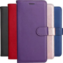 Classic Wallet Card Slots Flip Case For Huawei Mate 50 40 30 20 10 Lite 9 Nova 10 SE Pro Plus 8i Y61 5G Simple Phone Coque D06E