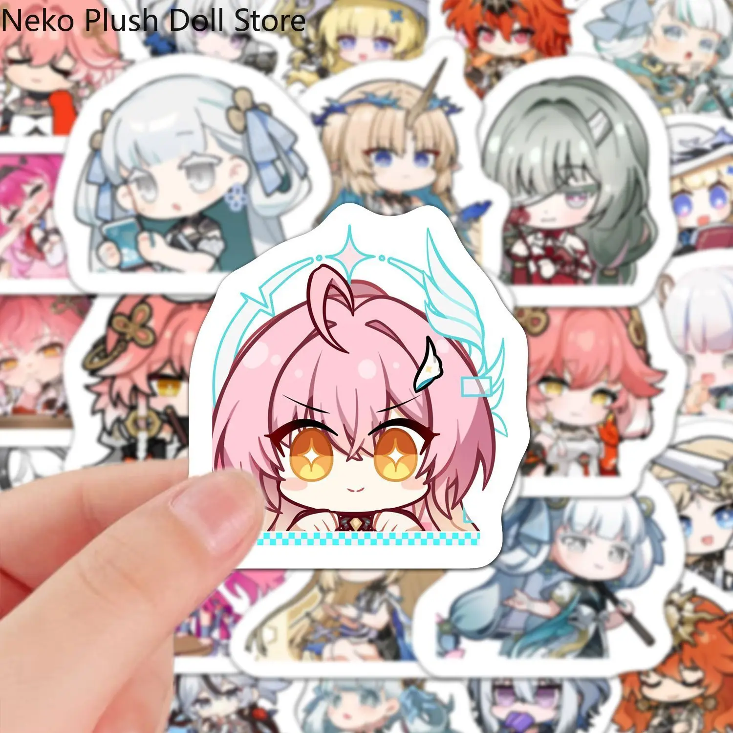 

Wuthering Waves AEMEATH Anime Cosplay Stickers Laptop Phone Luggage Waterproof Graffiti Guitar Scrapbook Skateboard Sticker