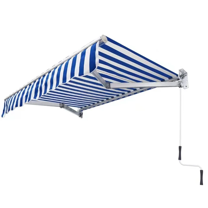 Outdoor Retractable Awning Patio Garden Canopy Sun Shade Side Awning