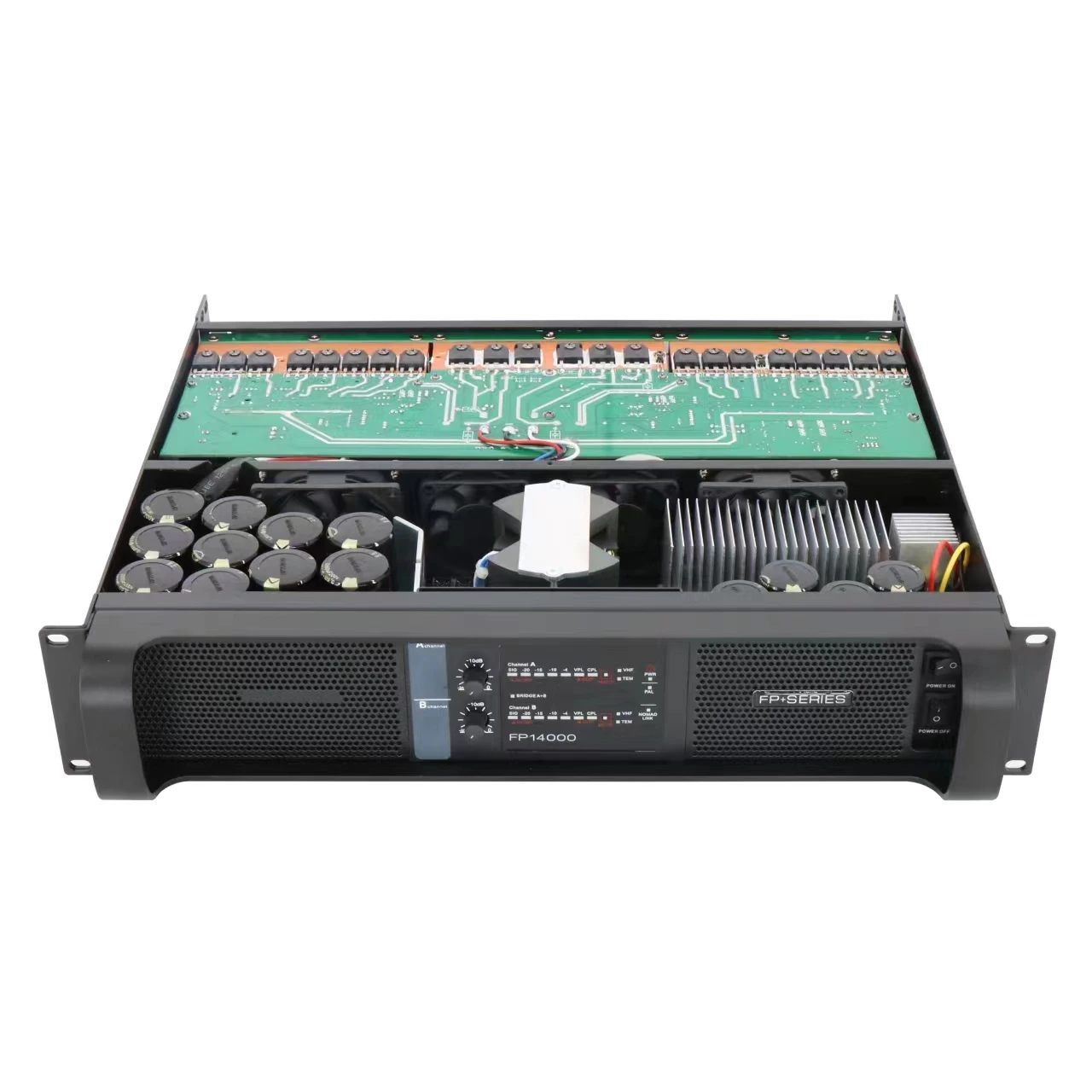 Lage prijs FP14000W eindversterkers 2-kanaals 2250W klasse-TD subwooferversterker