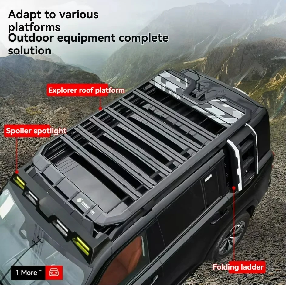 For Haval H9 Accessories 2025 High Roof Spotlight Modified Searchlight Light-Emitting Diode Roof Lightcustom