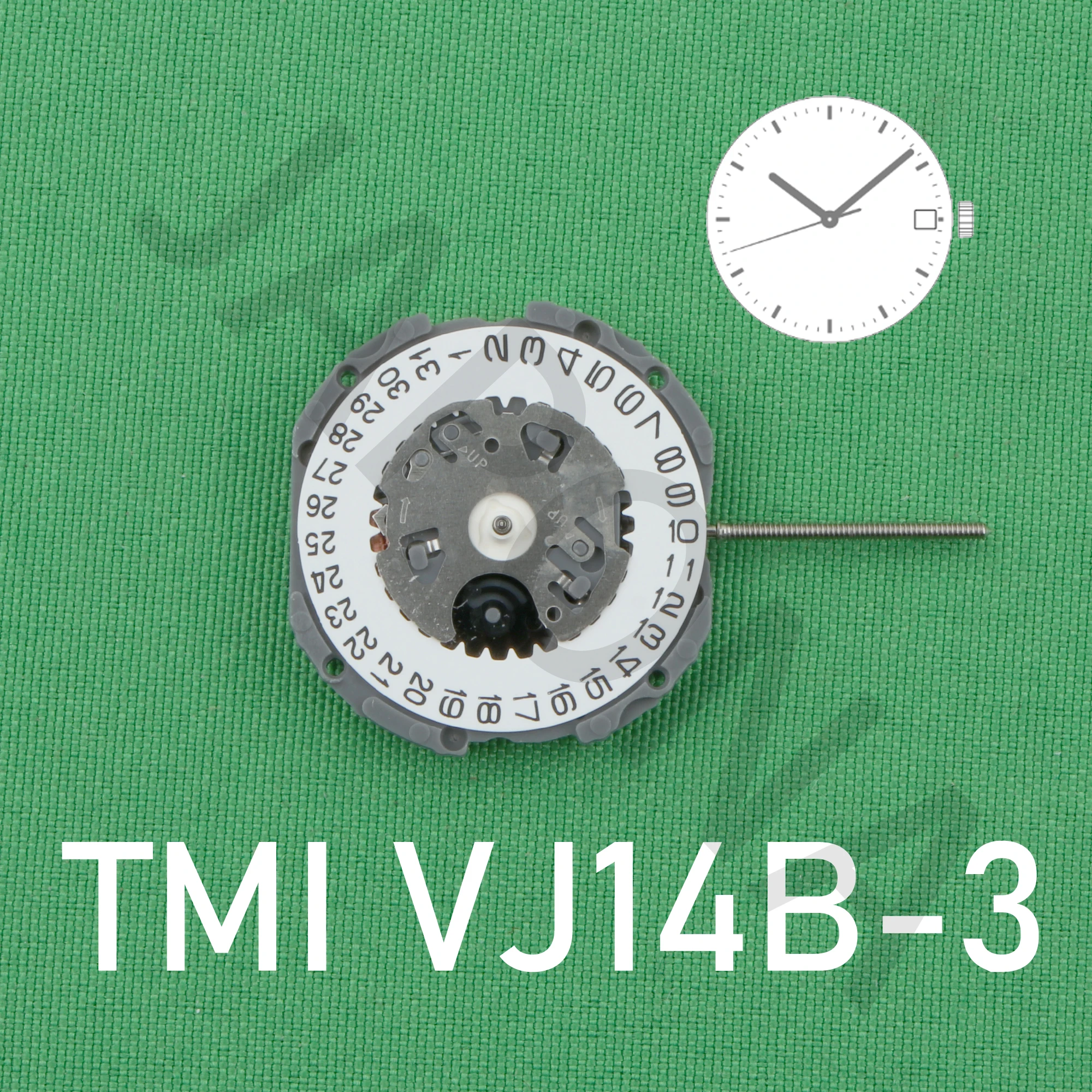 TMI VJ14B movement New Japan Seiko VJ14-3 Quartz Movement Original SII/TMI VJ14 Watch Movement VJ14 MOVEMENT Date At 3