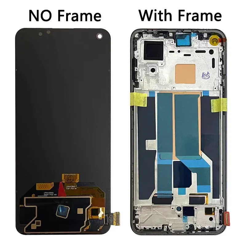 Super AMOLED For OnePlus Nord 2 5G DN2103 LCD Display Touch Screen Digitizer For One Plus Nord2 5G DN2101 Display