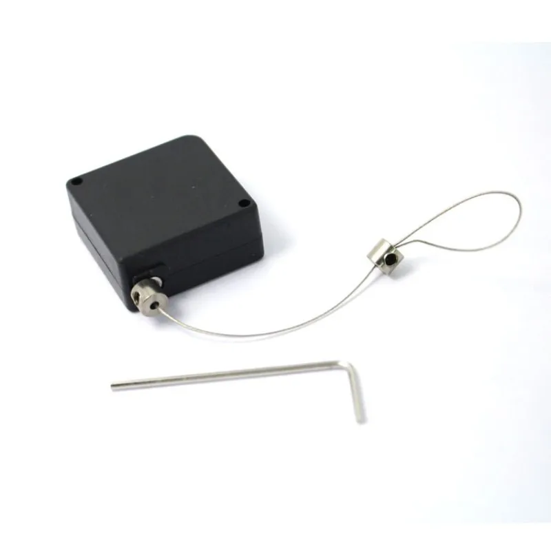 10 Pieces Stoppable Anti-Theft Retractable Cable Box for Anti-Theft Display of Mobile Phones and Jewelry