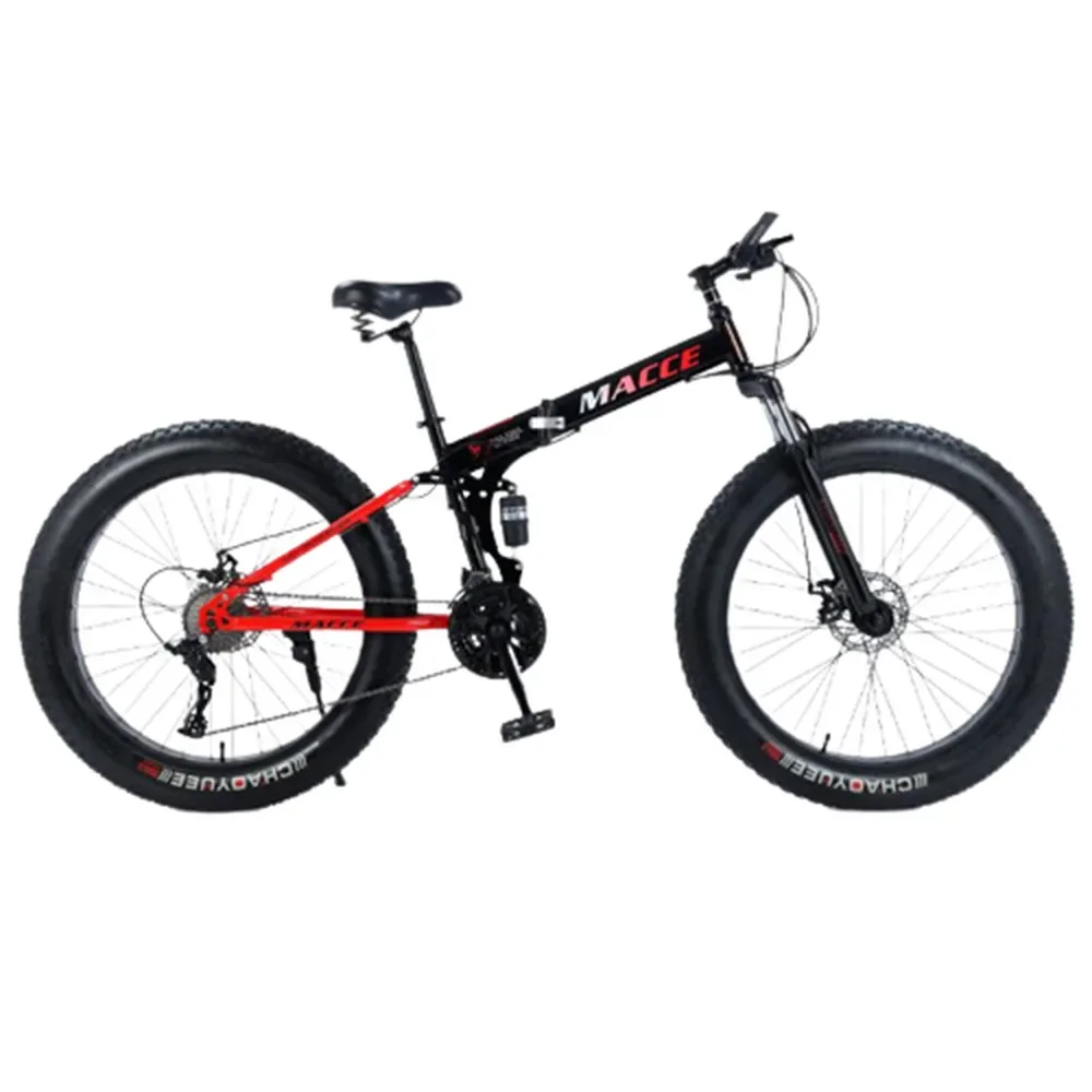 

24 26 Inch Adult Bicycle Fold Snowy Ground Bike Unisex High Face Value Cross-Country 21 24 Speed Disc Brake