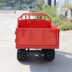 HW1200L 530KG Dumper Dumper cingoli in gomma Dumper Farm Dumper per materiale ribaltabile idraulica Diesel Driven China Factory Custom