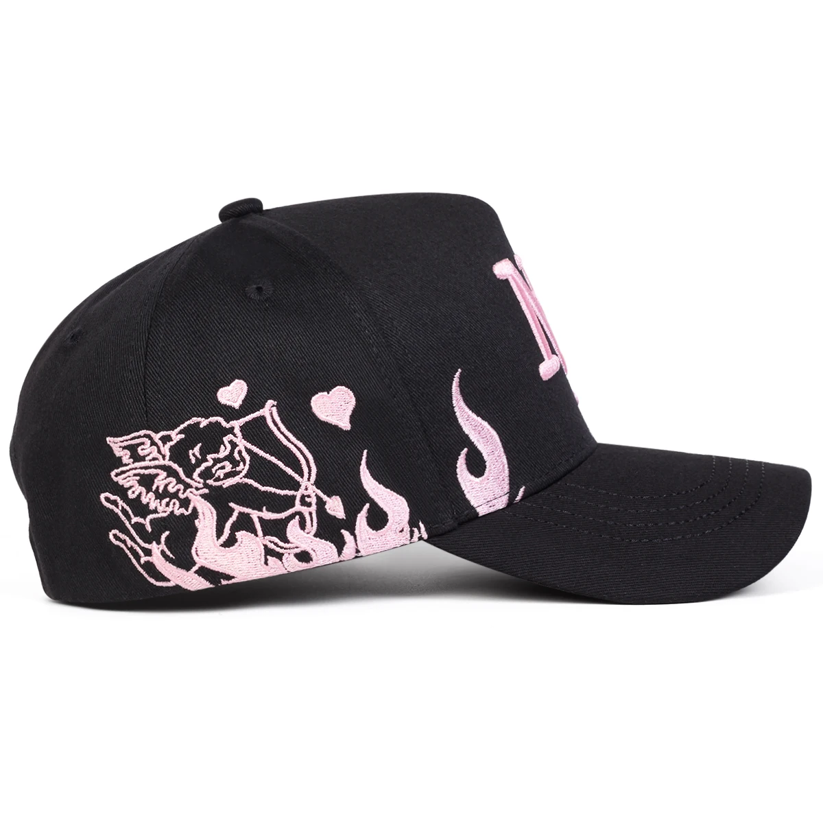 Unisex Baseballkappen mit Buchstabenstickerei, Frühling und Herbst, für den Außenbereich, verstellbare Freizeithüte, Sonnenschutzhut, Sportkappe – Detail 4