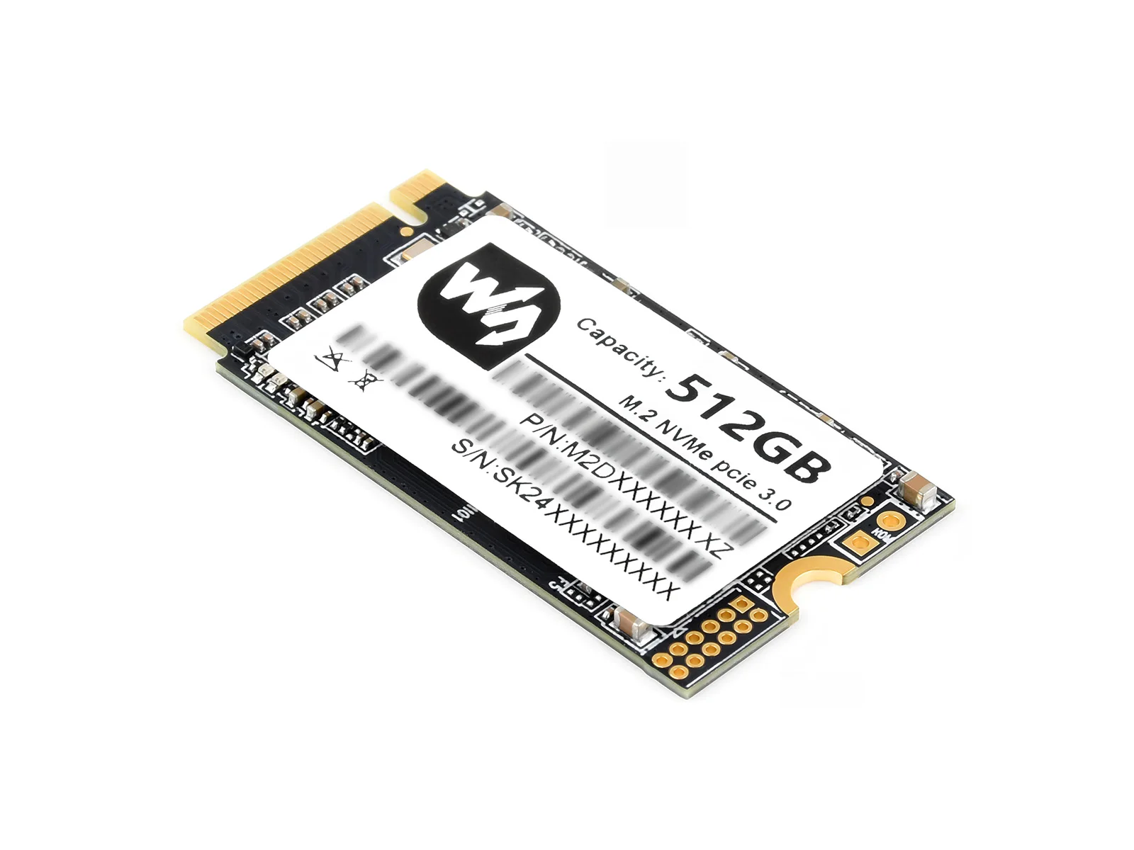 SK NVMe SSD M.2 2242 PCIe Gen3x4 محرك الأقراص الصلبة الداخلي، 3D TLC، لأجهزة الكمبيوتر المحمول Raspberry Pi 5، 128 جيجابايت/256 جيجابايت/512 جيجابايت