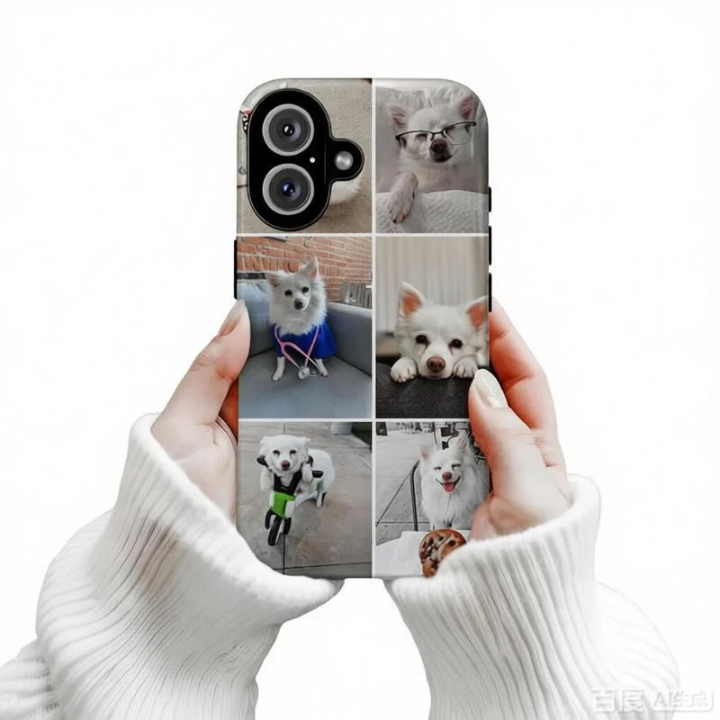 

Special Phone Case 2-in-1 Custom Pet Photo for iPhone 17 AIR 16 16e 15 Plus 14 13 12 11 Pro Max DIY Surprise Gift for Girlfreind