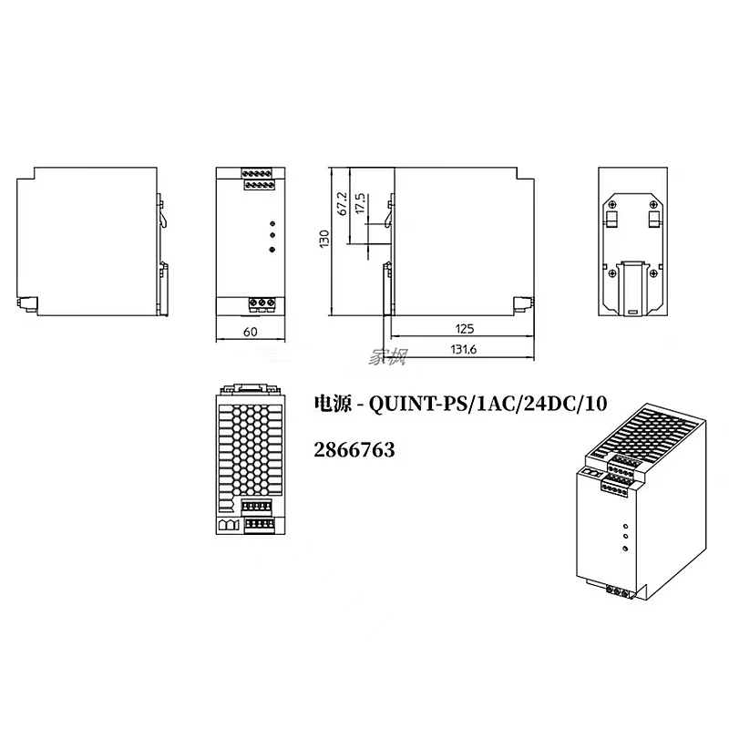 2866763 Switching Power Supply QUINT-PS/1AC/24DC/10