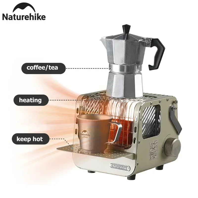 Naturehike Mini Cassette Heating Stove Outdoor Camping Multi-function   1.1kw power Kitchen Hiking Portable Gas Sove