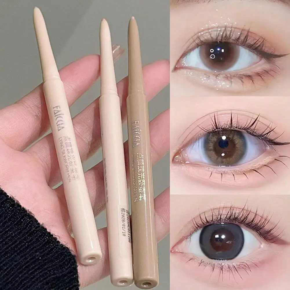 Lying Silkworm Eyeliner Pencil Matte Highlighter Liquid Liner Pen Long Lasting Waterproof Charming Shiny Cosmetics For Makeup