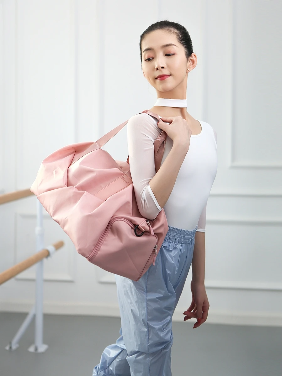 Mochila de grande capacidade para balé, bolsa adulta feminina rosa verde lavanda vermelha