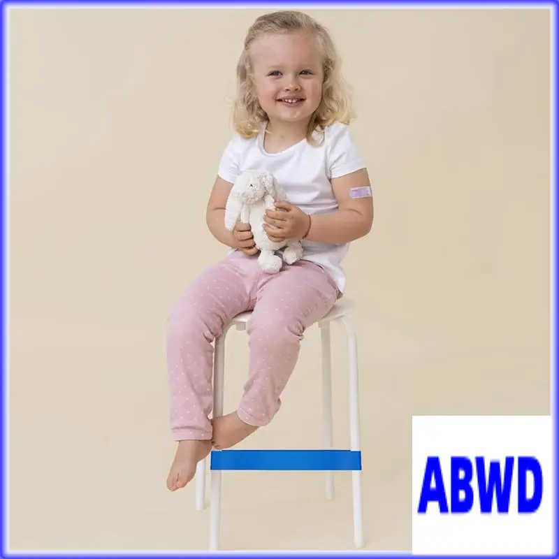 WD-12 قطعة شريط مرن للأطفال مع أقدام متململة للكراسي أدوات ADHD جلوس مرن للفصول الدراسية الابتدائية (أسود)