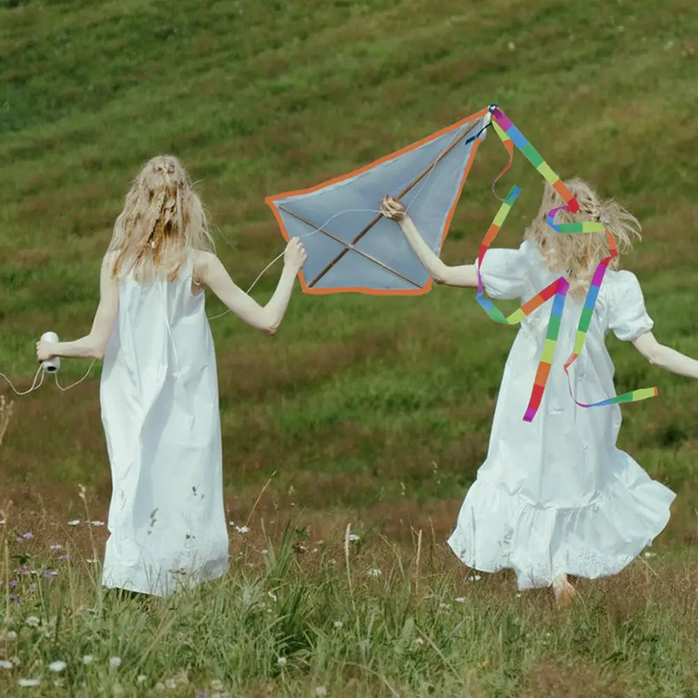Cometa en blanco para niños, tablero de línea de 30M, Mini enseñanza hecha a mano, suministros de pintura para colorear, juguete para exteriores, interesante, deportes de cometa en blanco